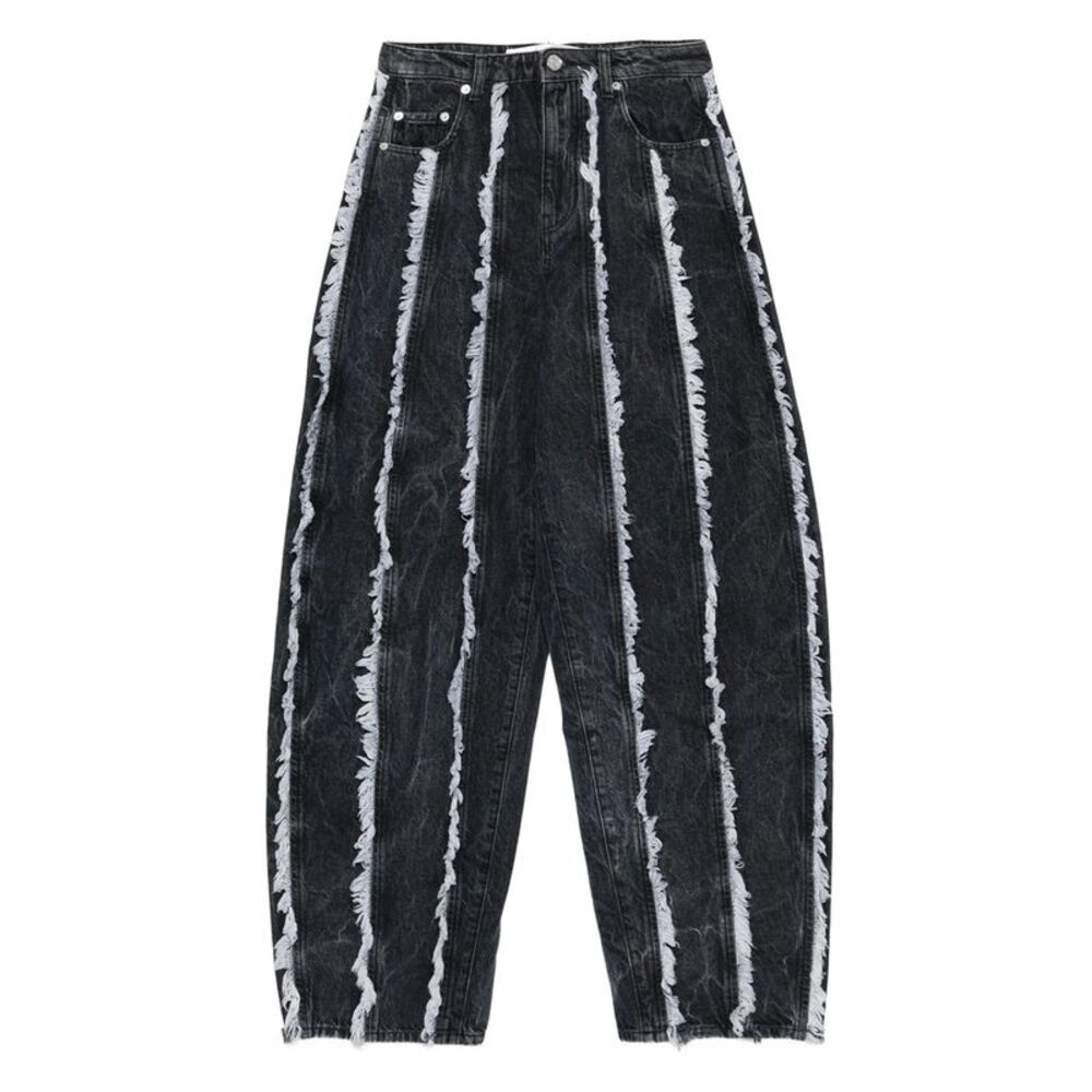 Séfr Grey Denim - Straight-Leg Jeans Women